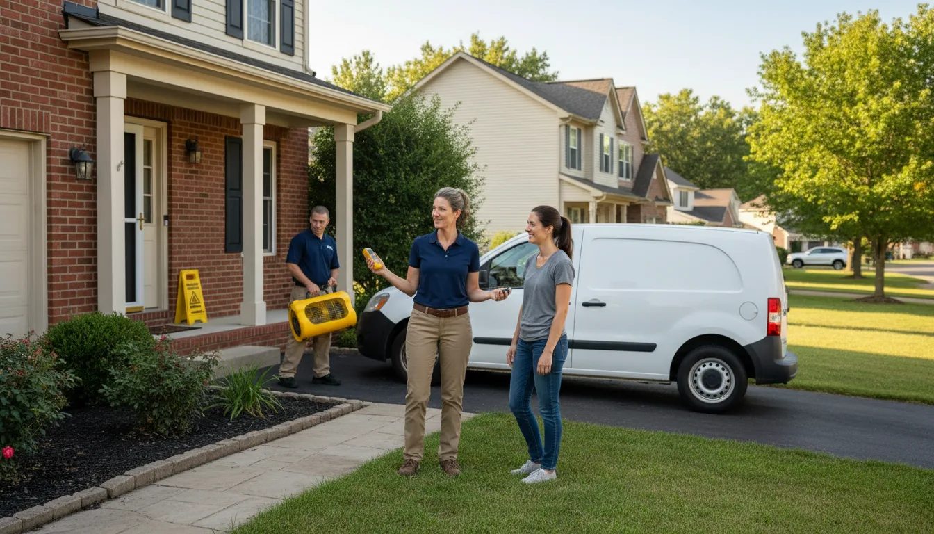 Water restoration image for Water Damage & Restoration Services in Vandervoort, AR